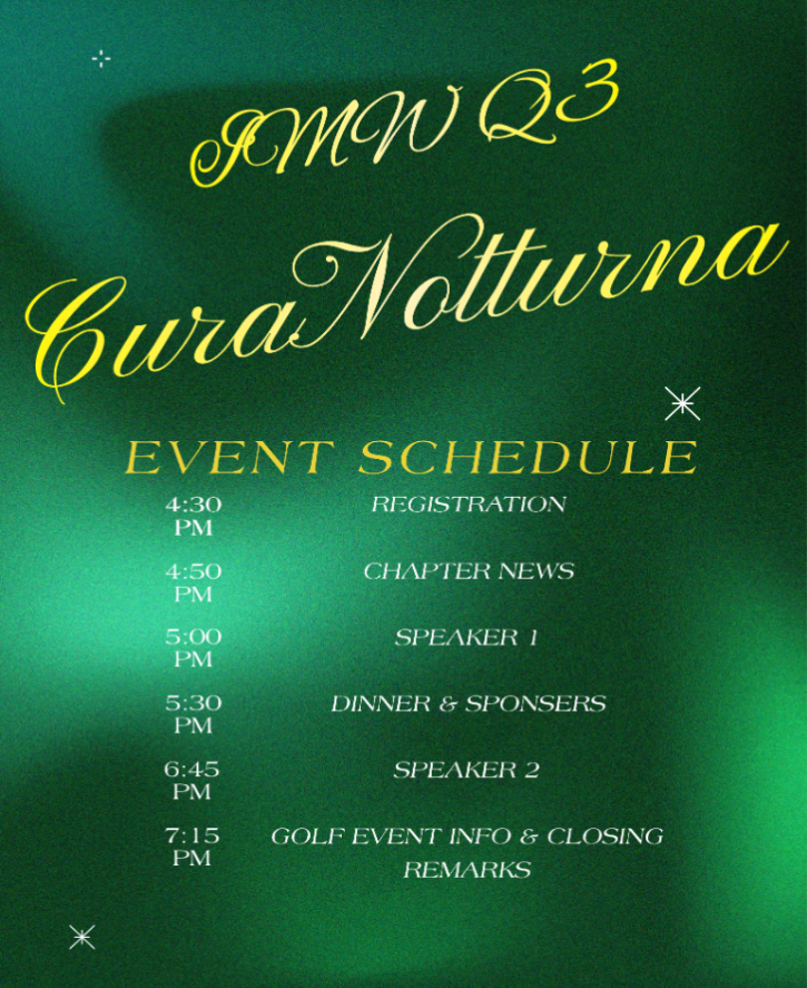 Green Elegant Annual Gala Program